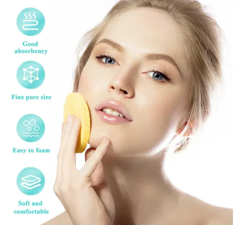Esponja Facial Comprimida Gddochn 240 Unidades Para Remover