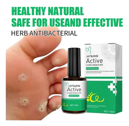 Crema Removedora De Callos Y Verrugas Para Pies, 10 Ml, Negr
