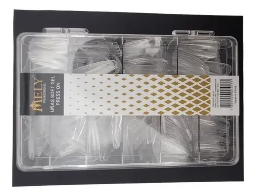 Tips Uñas Postizas Coffin Soft Gel 500 Unidades Mely Manicuria