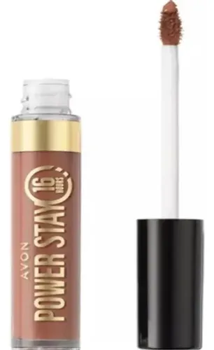 Avon Power Stay Labial Liquido Intransferible 16 Hours Acabado Mate Color Nonstop Nude