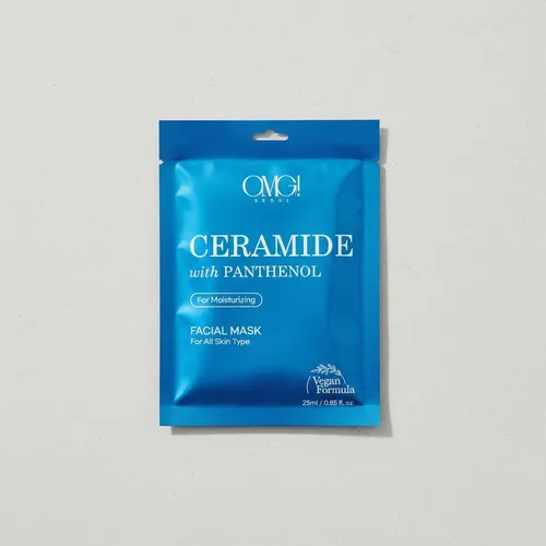 Mascarilla Facial Omg Coreana Vegana Ceramide Panthenol X 1