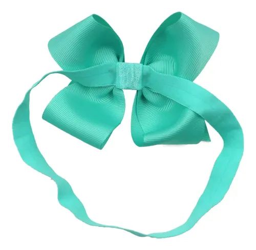 Vinchas Céllot Para Bebés Niñas Con Lazos De Cinta Grosgrain