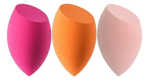 Juego De 3 Esponjas De Maquillaje De Belleza Para Uso Seco