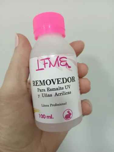 Removedor Uv Semipermanente Y Uñas Acrílicas 100ml. Lfme