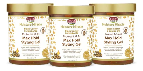 Gel Para Cabello African Pride Moisture Miracle Máxima Fijac
