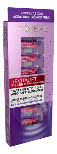 Ampollas Hidratante Loreal Revitalift Hialuronico 7 Unidades