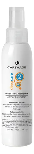 Locion Tonica Piel Grasa Astringente Carthage Antiacne Grano