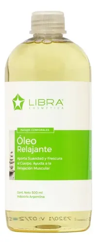 Libra Oleo Aceite Relajante Para Masajes X 500ml X 2