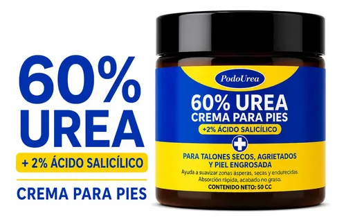Podourea Crema Para Pies 60% Urea Ideal Pie Diabetico 50cc