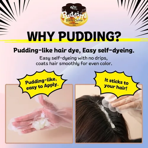 Tinte Para El Cabello Zen Pudding, Sin Amoniaco, Semipermane