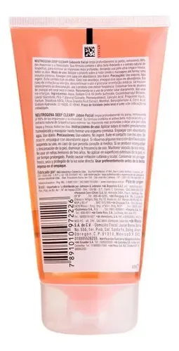 Neutrogena Deep Clean Gel Limpiador Grapefruit X 150g.
