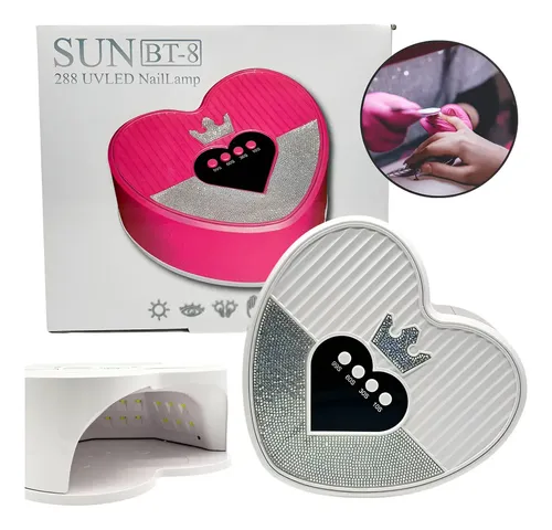 Cabina Para Uñas 288w Sun Uv/led Corazon Manicura Y16
