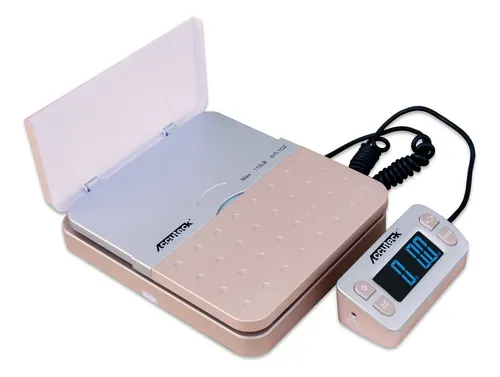 Báscula Accuteck W-8580, 110 Libras X 0,1 Oz, Color Dorado
