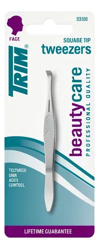 Pinza De Depilar Trim 53100 Punta Cuadrada Acero