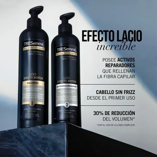 Acondicionador Tresemme Liso Efecto Botox X 880 Ml