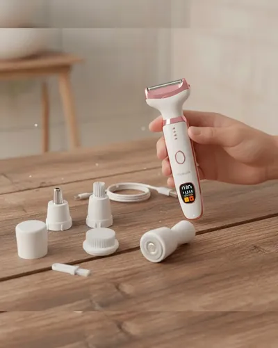 Depiladora Mujer Eléctrica 5 En 1 Facial Cejas Usb Portatil