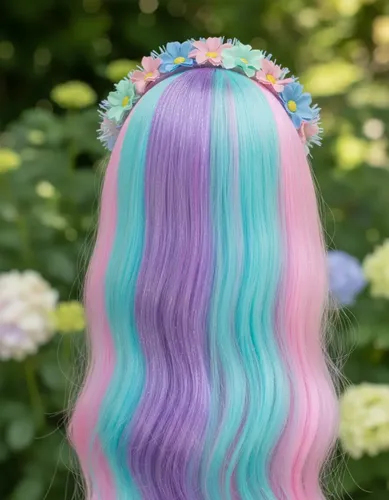 Vincha Para Niños Rapunzel Unicornio Moño Flores Corona