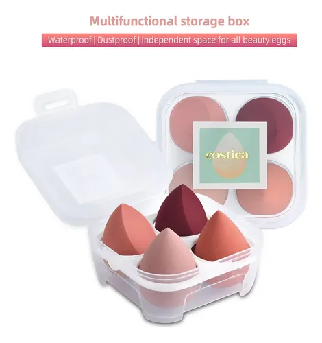 Costica – Juego De Esponjas De Maquillaje, Esponja De Belle. Color Rosa