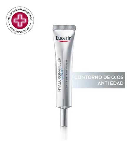 Eucerin HYALURON-FILLER + 3x Effect Contorno de ojos antiarrugas FPS 15 x 15 ml