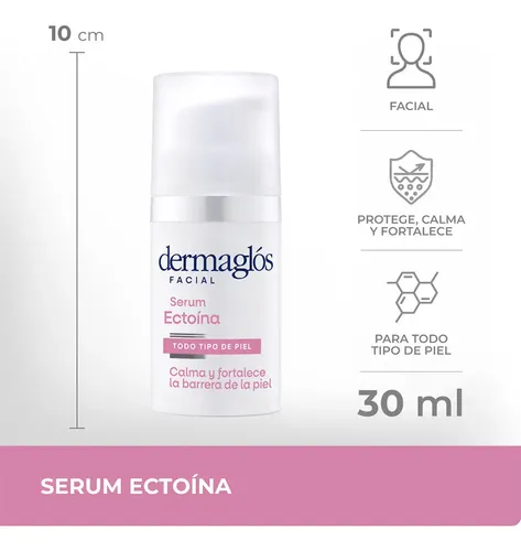 Facial Serum Ectoína Dermaglós Protege Y Calma 30ml
