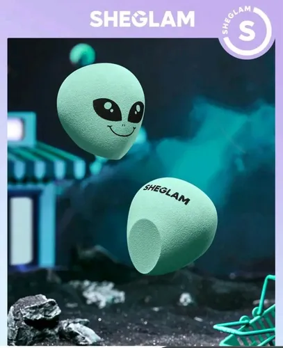 Sheglam Interstellar Beauty Sponge Esponja Blender Verde 5×5
