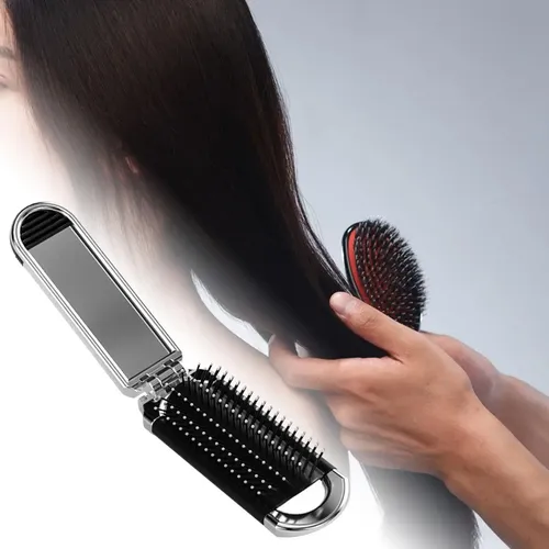 Pincel Plegable Con Espejo De Maquillaje/pincel Pequeño.