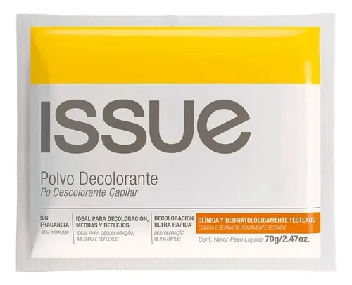 Polvo Decolorante Capilar Issue Ultra Rapida Sachet 70g