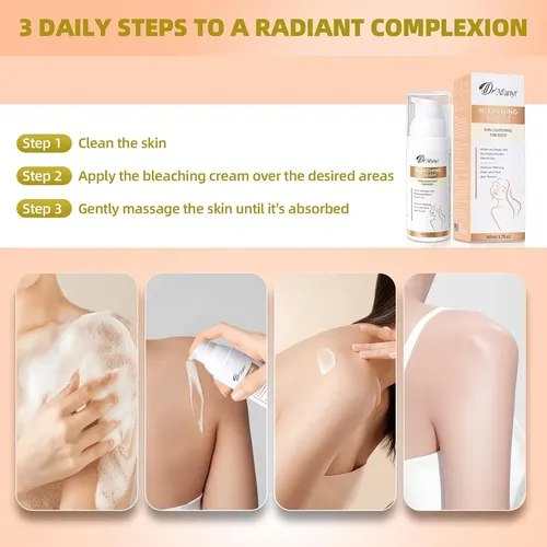 Crema Blanqueadora De Piel Para Eliminar Manchas Oscuras Del