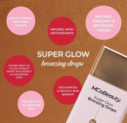Mcobeauty Super Glow Bronzing Drops Serum Hidratante Brillo