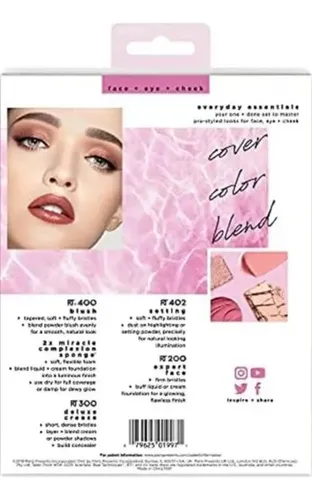 Real Techniques Set Brochas Everyday Essentials Originales!!