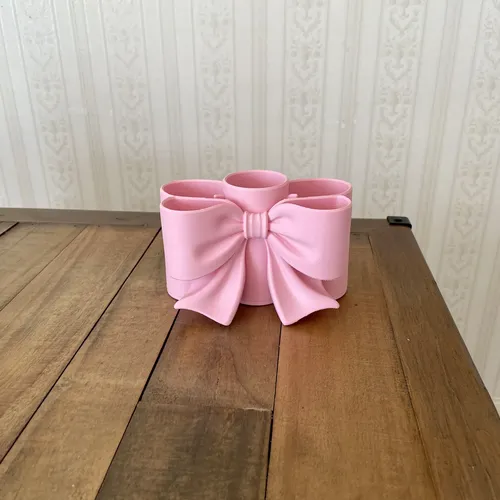 Organizador Maquillaje Brochas Forma Moño