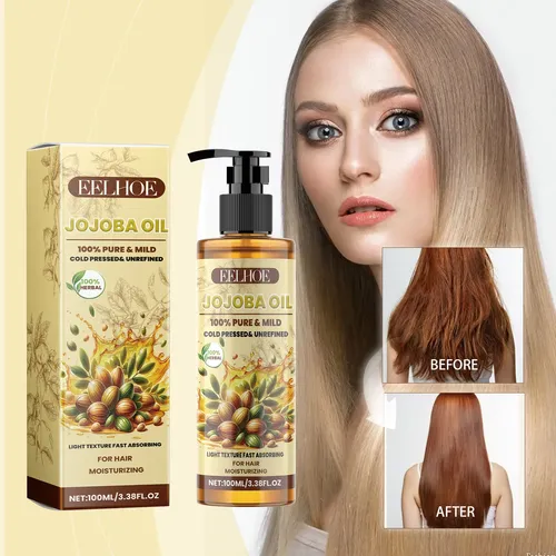 Aceite De Jojoba, Aceite Para Cabello Con Vitamina E