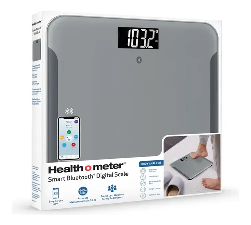 Balanza Bluetooth De Composición Corporal Health O Meter, 44