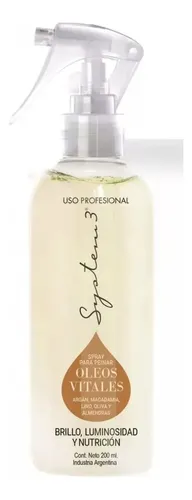 Spray Tratamiento Cabello Y Peinado System 3 Oleos Vitales