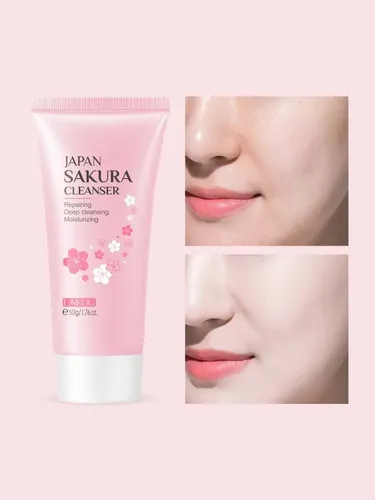 Gel Limpiador Facial Purificante Flor De Prunus Cerezo Japon