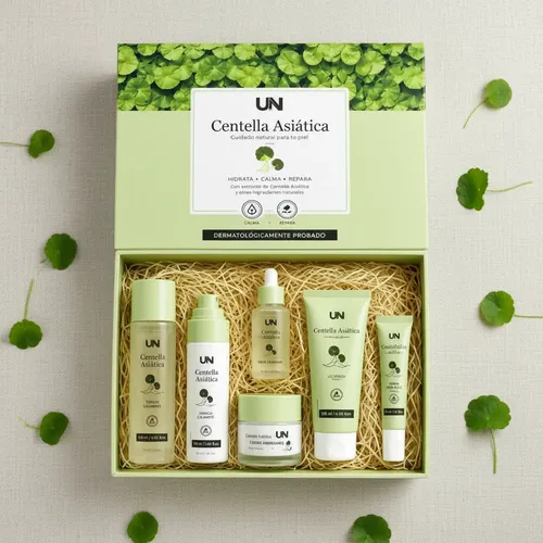 Kit Skincare Uni Centella Asiática Anti Acne 6 Productos