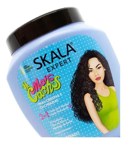 Skala Mais Cachos Máscara Vegan Rulos Hidratacion 1kg