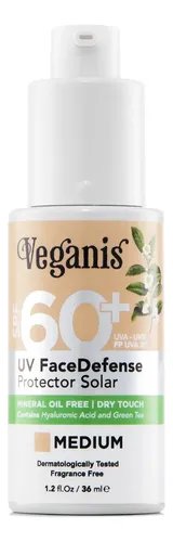 Veganis Protector Solar Facial Veganis Fps60 Tono Medio