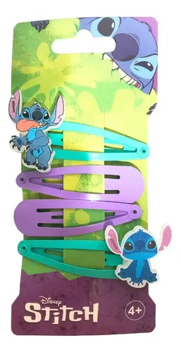 Set Hebillas Stitch Accesorio Para El Pelo Original Disney