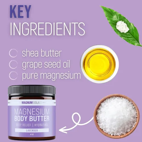 Manteca Corporal De Magnesio – Crema De Magnesio De Noche -.