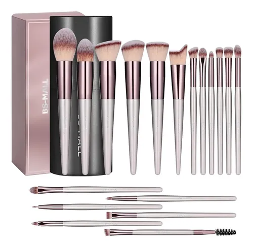 Brochas Bs-mall Makeup Brush Set 18 Pcs Premium.