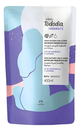 Repuesto Natura Tododia Crema Corporal Manzanilla Y Lavanda