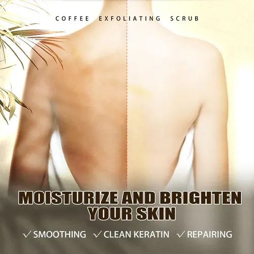 Exfoliante Corporal Con Café Natural Limpiador Profundo