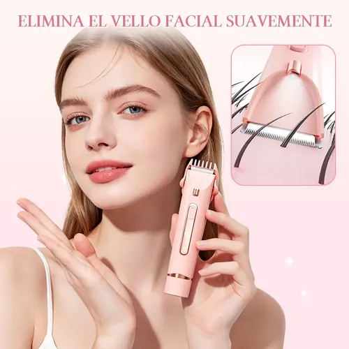 Depiladora De Bikini Para Mujer Electrica Doble Cabeza Tein