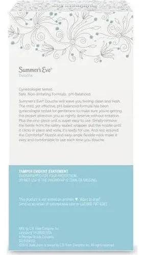 Ducha Íntima De Vinagre Y Agua Summer’s Eve 134ml X 3