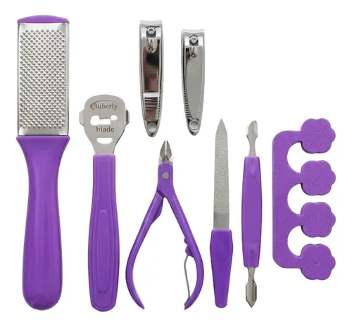 Set Pedicura Manicura Uñas Pies Manos Herramientas 8pzs