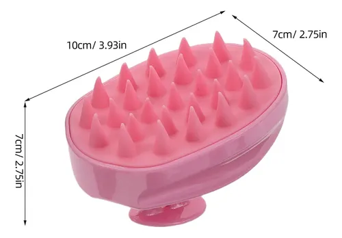 Cepillo De Champú Masajeador Para Cuero Cabelludo, 3 Piezas,