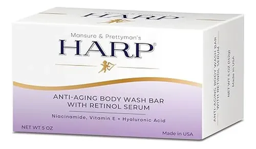 Barra De Gel Corporal Antienvejecimiento Harp Con Retinol Y