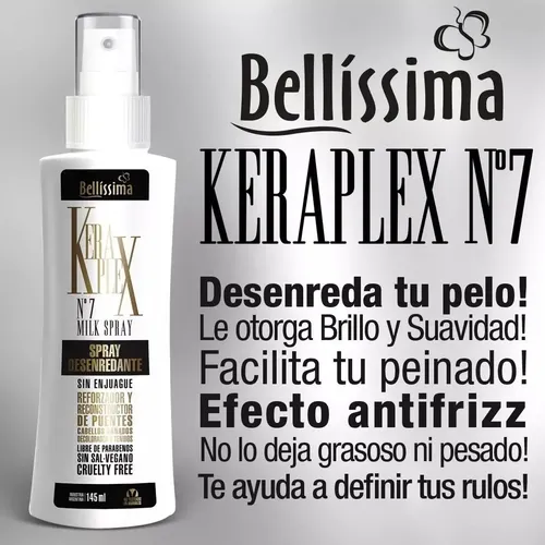 Spray desenredante Milk N°7 Keraplex Bellissima 145 mL