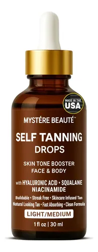 Gotas Autobronceadoras Mystére Beauté Hidratantes Ligeras/me